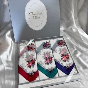 Authentic💖Dior handkerchief, Scarves